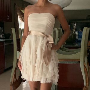 Gold sparkly dress. Homecoming. Dance.